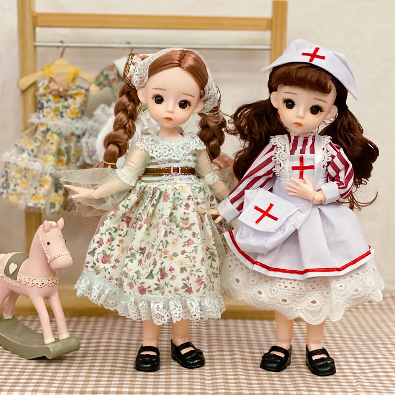 Búp Bê Barbie 30Cm 6 Điểm Bjd 27 Xinh Xắn Đáng Yêu