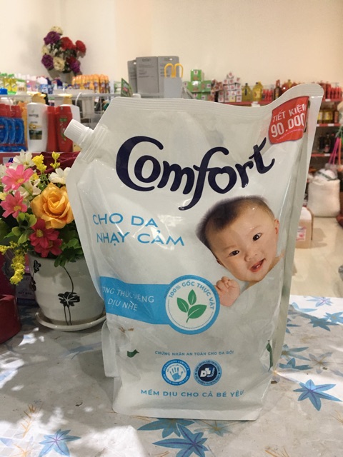 Nước Xả Vải Comfort Cho Da Nhạy Cảm Túi 1,6L và 2,6L