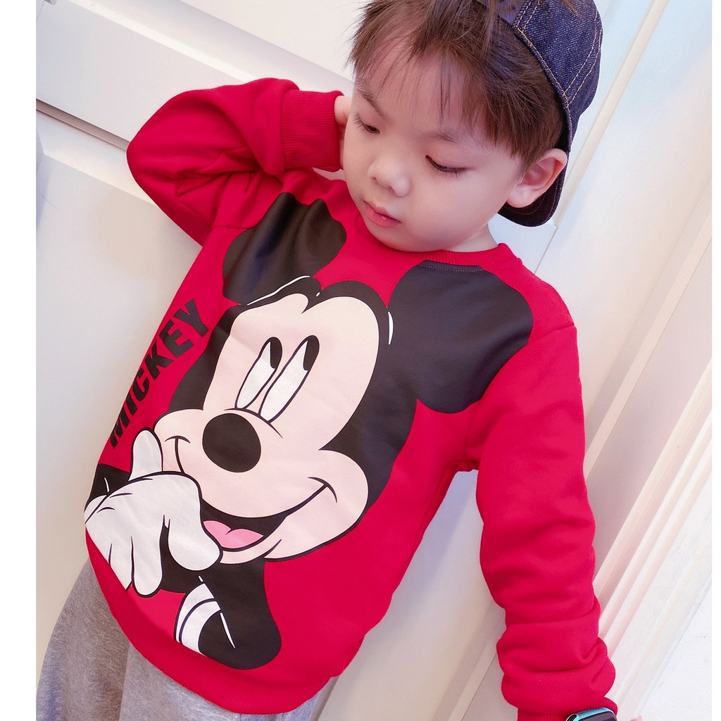 Áo sweater in họa tiết phong cách mùa thu cho bé