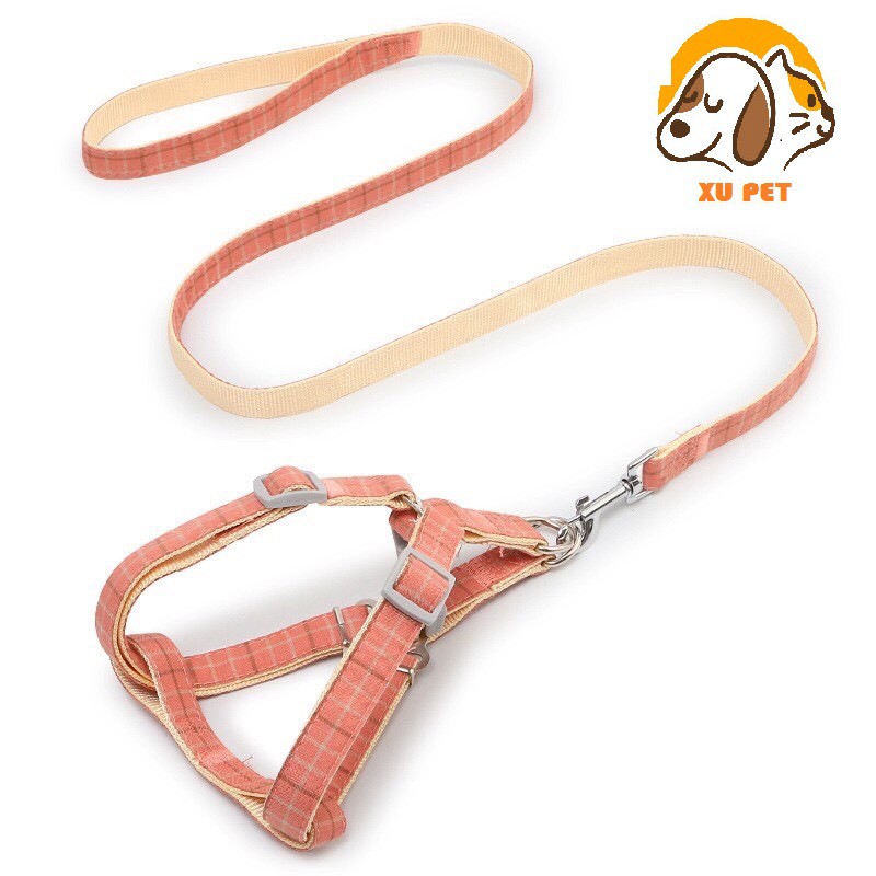 Dây Dắt Chó Kèm Yếm Đeo Mẫu Mới ( Dành Cho Chó Từ 1.5 - 20Kg )