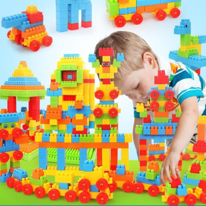 Đồ chơi trẻ em XẾP HÌNH LEGO lắp ráp 360 chi tiết. Giúp bé từ 2-6 tuổi phát triển trí thông minh, tư duy logic