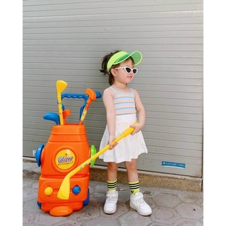Bán Chạy Nhất -Bộ Gậy Golf Trẻ Em Chất Liệu Nhựa Cao Cấp- Cho Bé Từ 2-5 Tuổi-  giá tốt