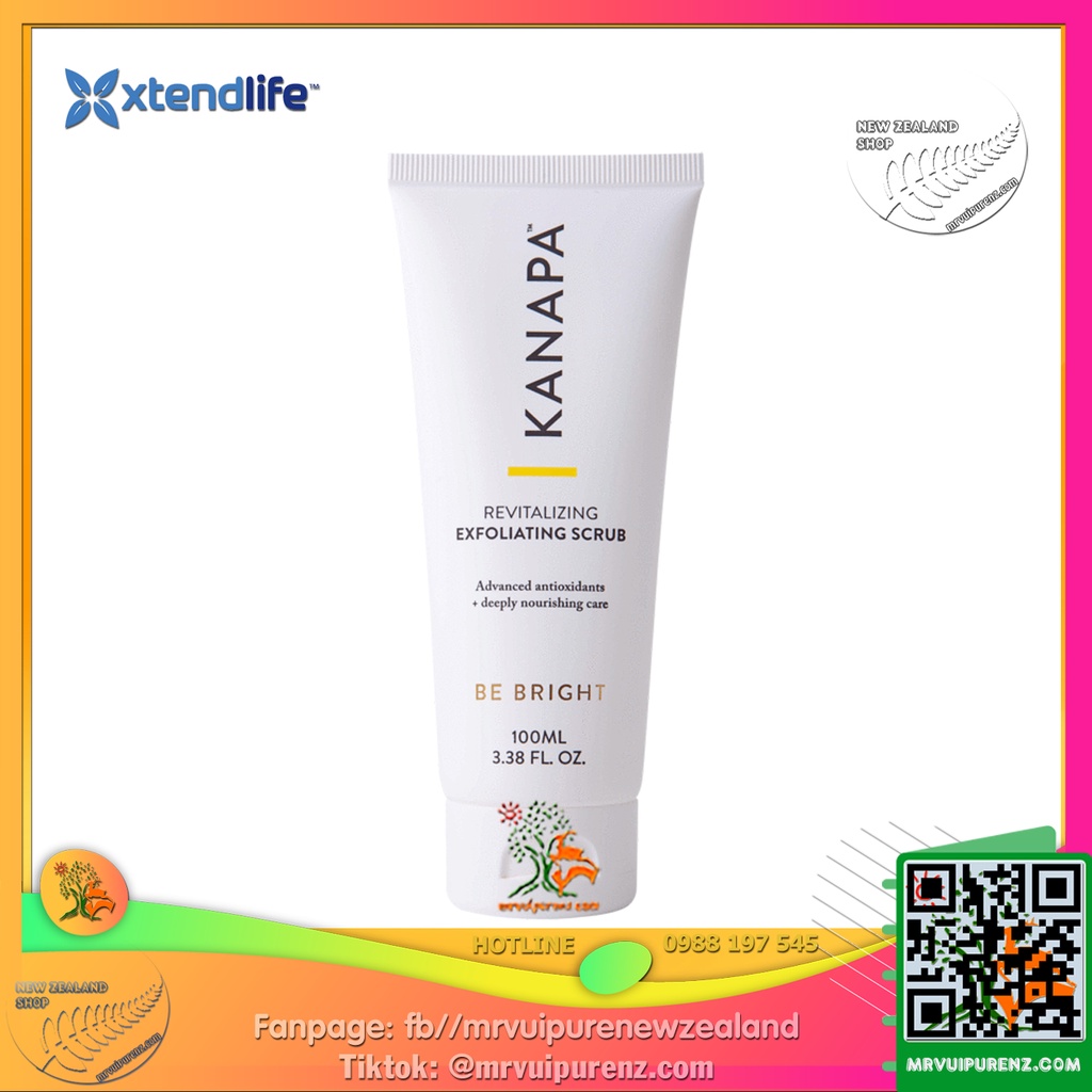 Tẩy Tế Bào Chết Tự Nhiên Kanapa Revitalizing Exfoliating Scrub 100ml | BigBuy360 - bigbuy360.vn