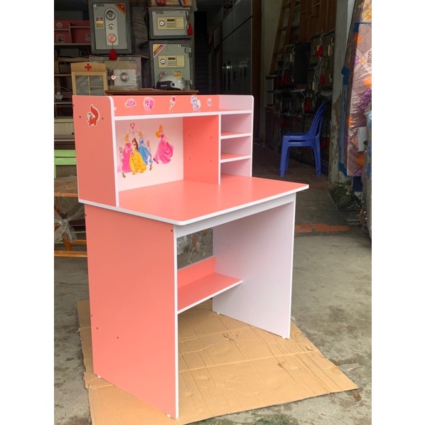 Bàn Học Sinh Kèm Kệ Sách có giá sách lửng Havaco bền đẹp tiện dụng