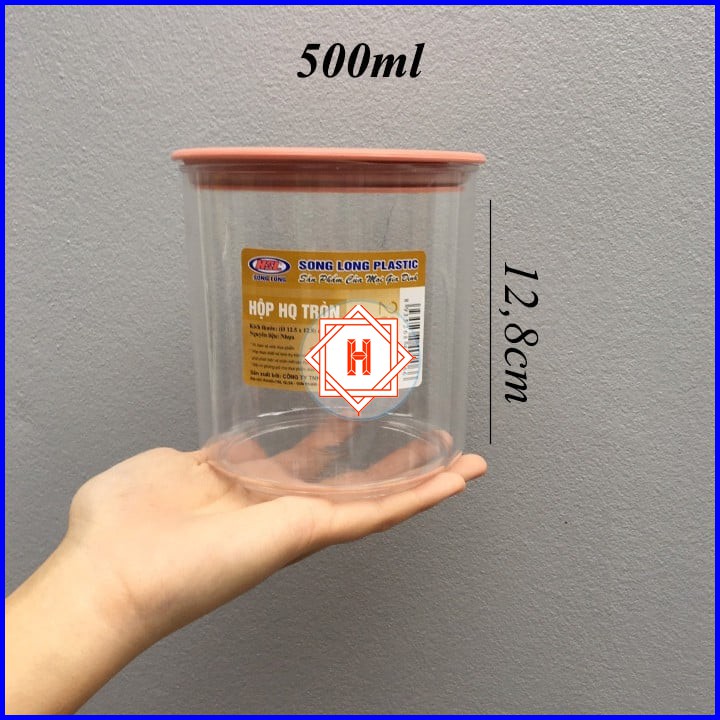 Song Long Plastic 2819 Bộ 3 hộp tròn đựng thực phẩm tiện dụng cao cấp