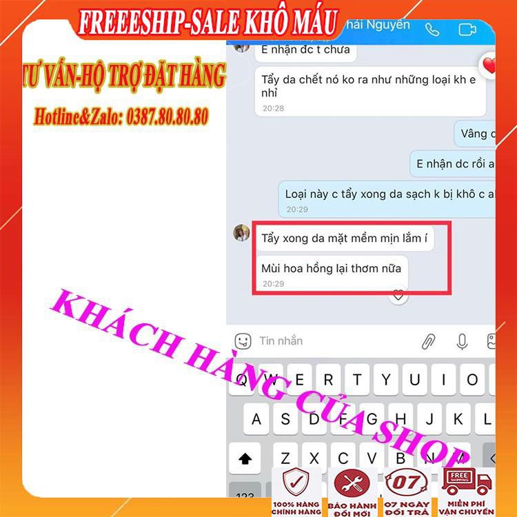 [FreeShip - MUA 1 TẶNG 1] Kem tẩy da chết mặt, môi,ngừa mụn và trắng da/Gel tẩy tế bào chết bổ sung collagen sennio