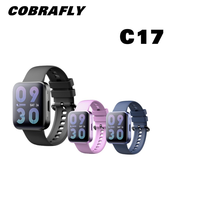 Đồng Hồ Thông Minh  COBRAFLY C17 Màn Hình Lớn 1.71 Inch Chống Nước Ip68 Vs Gt1 / Gt2 2021