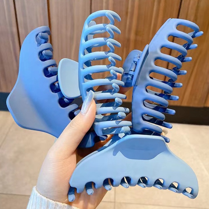 Kẹp Tóc Càng Cua Màu Xanh Dương Phụ Kiện Thời Trang Cho Nữ AB127