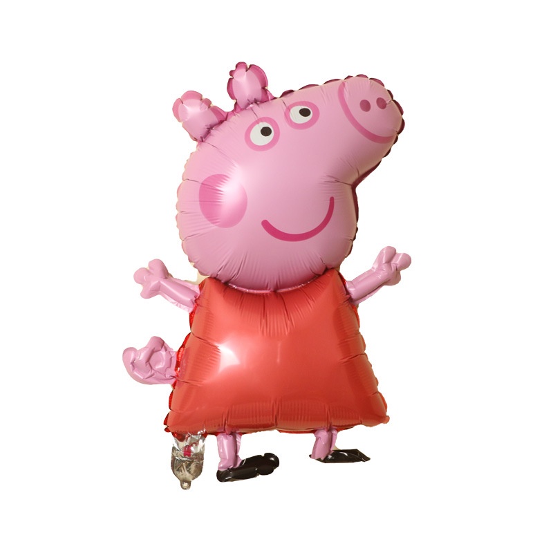 Bong Bóng Nhôm Hình Heo Peppa Trang Trí Tiệc Sinh Nhật Mới