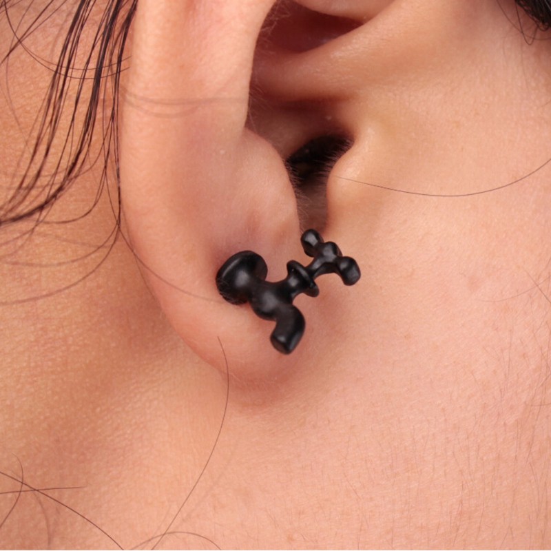 Khuyên Tai Hình Vòi Nước Độc Đáo Cá Tính Phong Cách Gothic