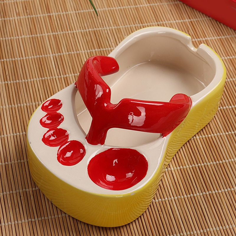 Aoto Đĩa Đựng Khoai Tây Chiên Hình Chiếc Dép Xỏ Ngón Mini Dễ Thương Sáng Tạo Nâng Cấp