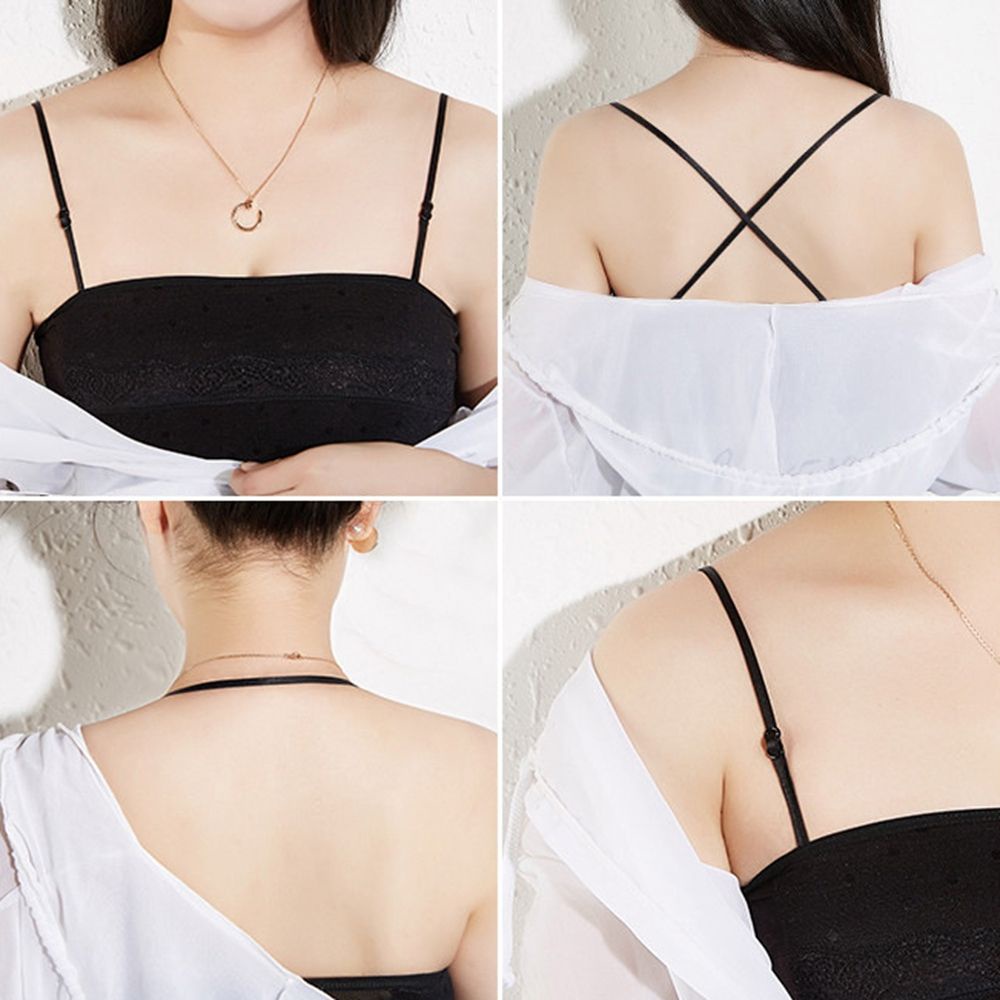 Dây áo ngực co giãn màu trơn có thể điều chỉnh kích thước