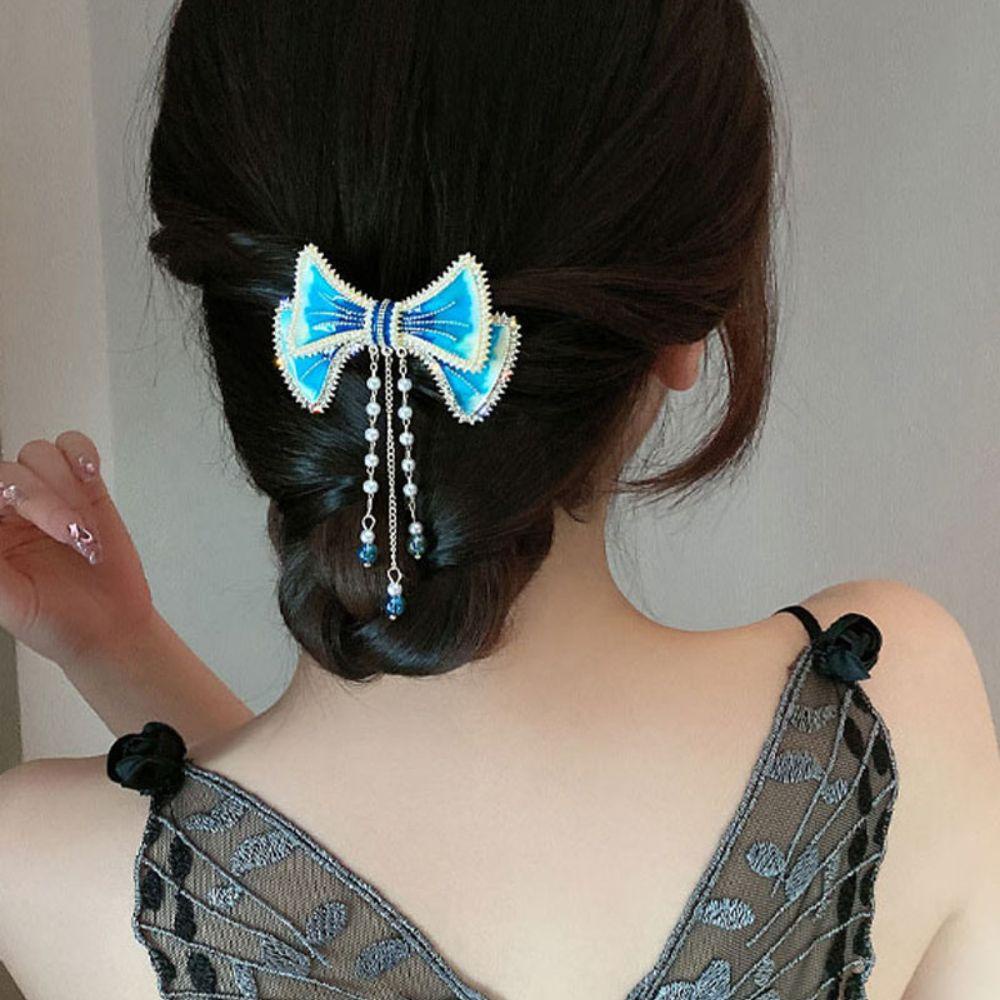 USNOW Kẹp Tóc Phong Cách Hàn Quốc Cổ Điển Thanh Lịch Cho Nữ