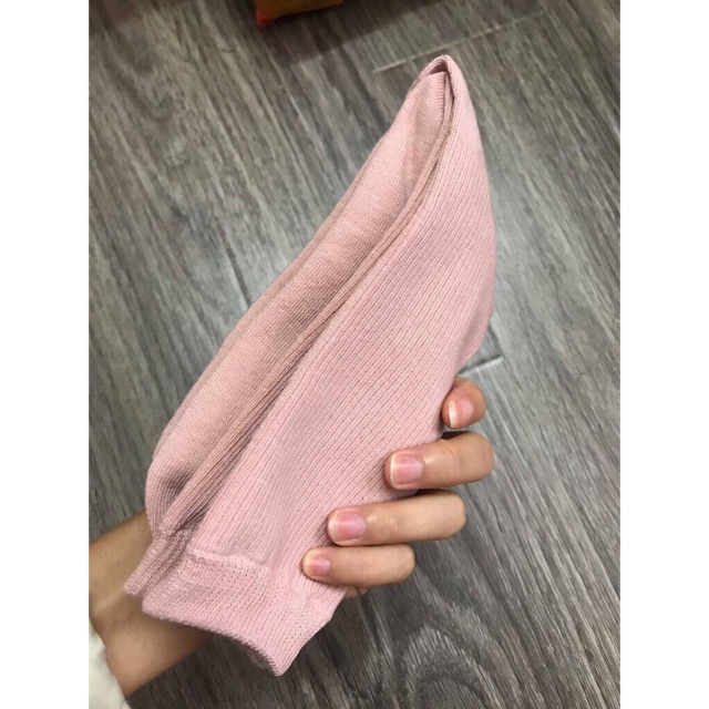 Tất Nhún Hàn Quốc Cổ Cao Vintage