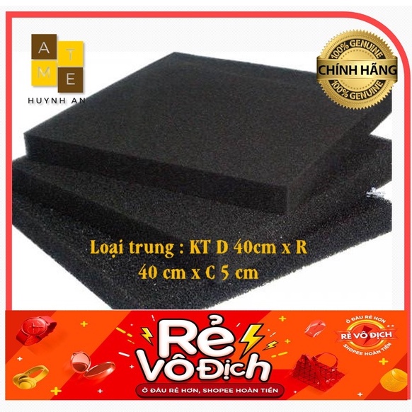 Tấm mút xốp đen đặc đa năng, cách âm, cách nhiệt, làm nệm, lót sàn, lót bể cá ....