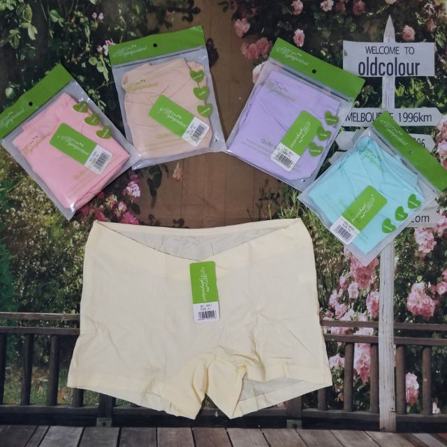 Quần đùi mặc trong váy cạp chéo cotton lụa cao cấp
