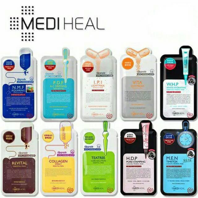 [Mã COSCOCOT4 -8% đơn 250K] Combo 10 Mặt Nạ Chăm Sóc Và Dưỡng Da Mediheal (25ml x10)