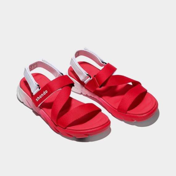 Sandals Shondo F6 sport ombre đế 2 màu đỏ trắng F6S0660 -az1