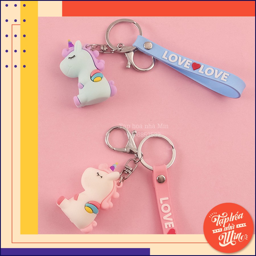 Móc Khóa Kỳ Lân Unicorn Ngựa Một Sừng