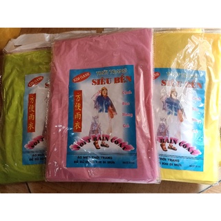 Combo 10 áo mưa giấy sần kim oanh các màu