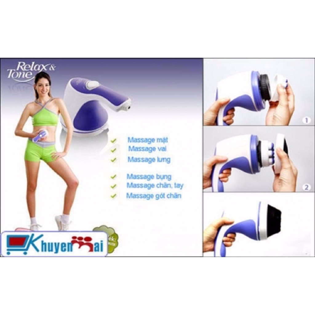 Máy matxa cầm tay Relax & Spin Tone