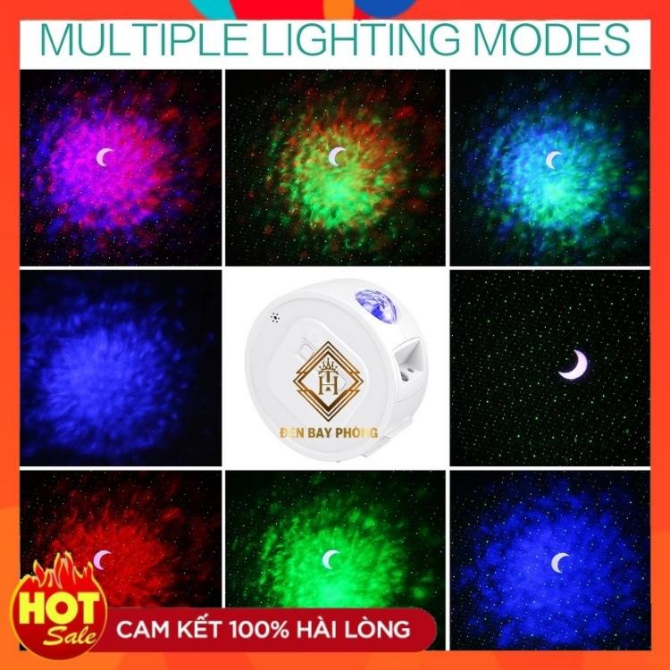 Đèn  Chiếu Bầu Trời Sao Galaxy Kết Hợp Loa Bluetooth Có Pin Tích Điện Dùng Cho Phòng Ngủ Và Phòng Bay