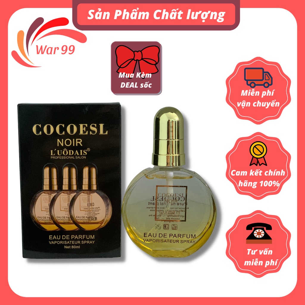 Tinh dầu dưỡng tóc xoăn Coco Noir 80ml hương nước hoa