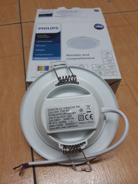 Đèn âm trần led DN027B LED 6 (7W) RD 90 PHILIP