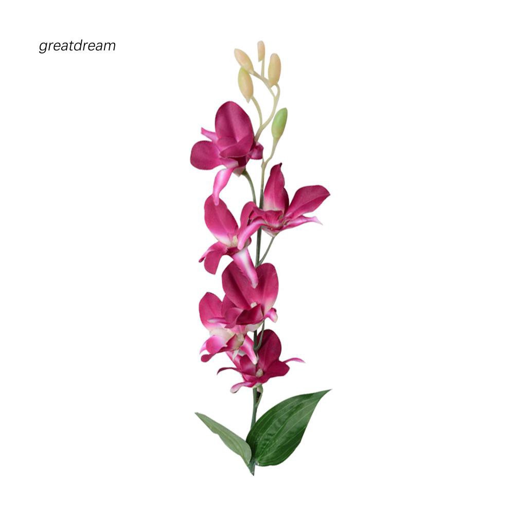 Chậu Hoa Lan Nhân Tạo Dùng Để Trang Trí Nhà / Văn Phòng / Tiệc Cưới