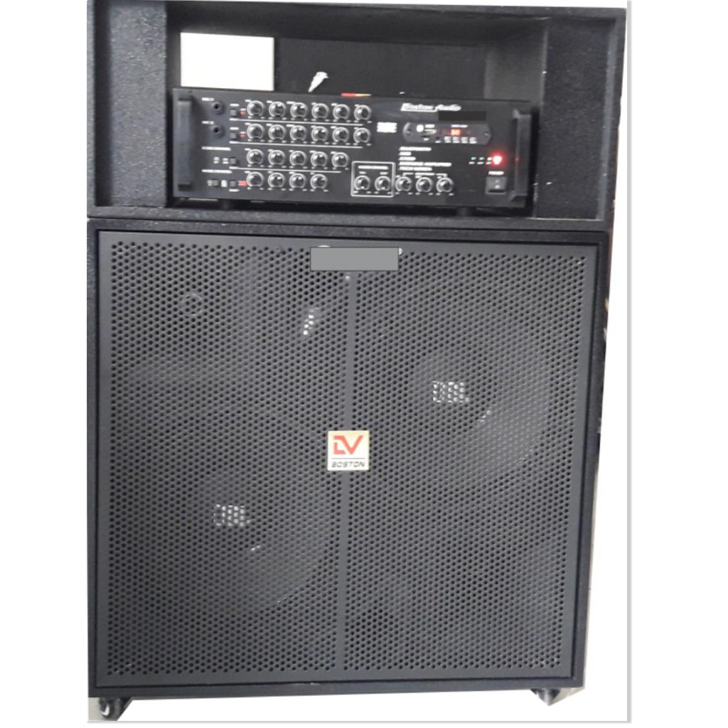 Tủ Loa Kéo Điện Và Ampli Bluetooth C30B - dàn karaoke công suất lớn được thiết kế nhỏ gọn