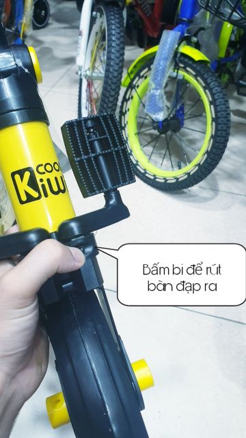 Xe cân bằng kiwicool kiêm xe đạp 3 bánh và xe chòi chân
