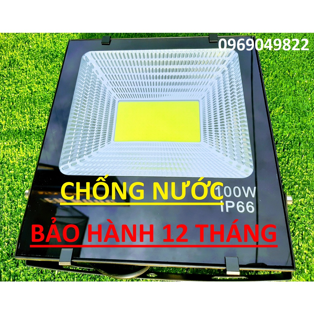 Đèn Pha Led COB 30W 50W 100W Loại Dày Chuẩn Chống Nước IP66 Ánh Sáng Trắng/Vàng