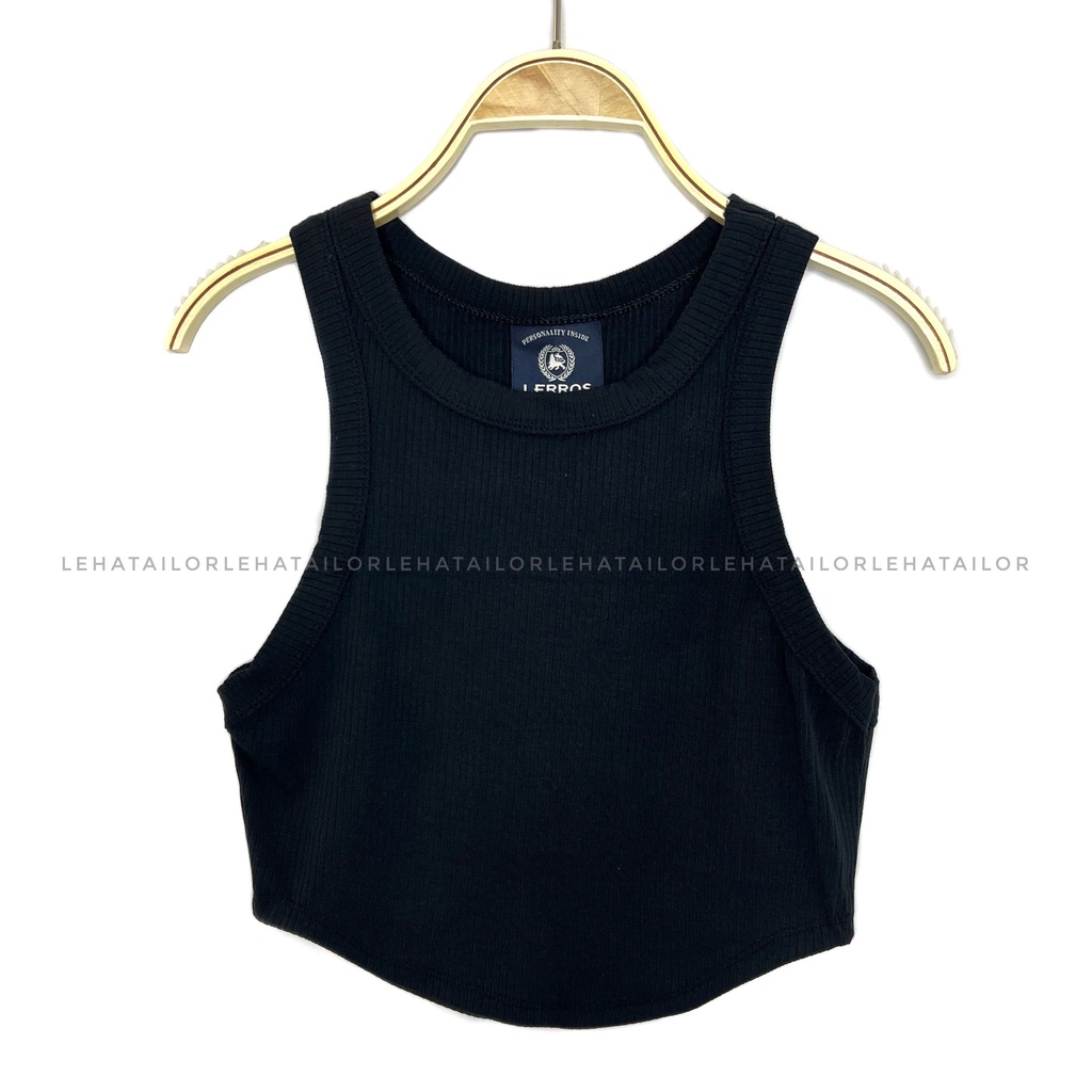 Áo croptop ba lỗ ôm body siêu đẹp thun gân co giãn 4 chiều Lehatailor