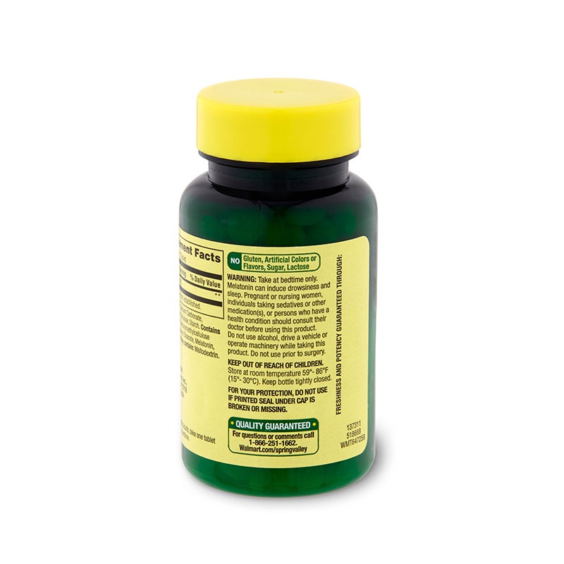 [SALE XẢ KHO] SPRING VALLEY MELATONIN 5MG – 120 viên Hỗ trợ giấc ngủ