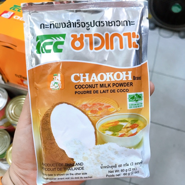 Bột cốt dừa Chaokoh gói 60g