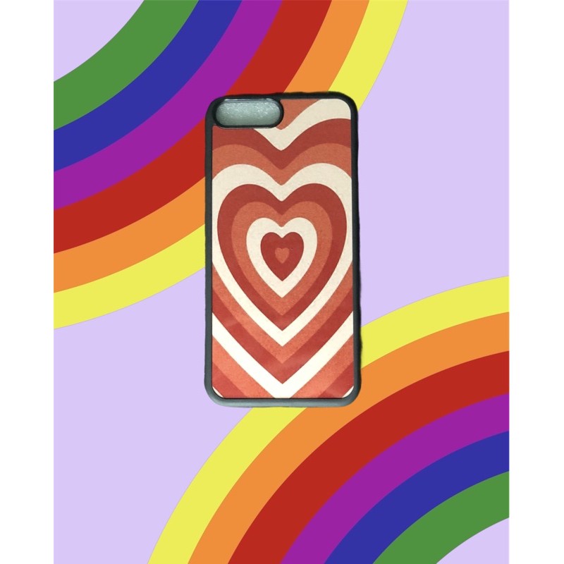 Ốp lưng cao cấp THINKCASE IPHONE Wallpaper Heart Red