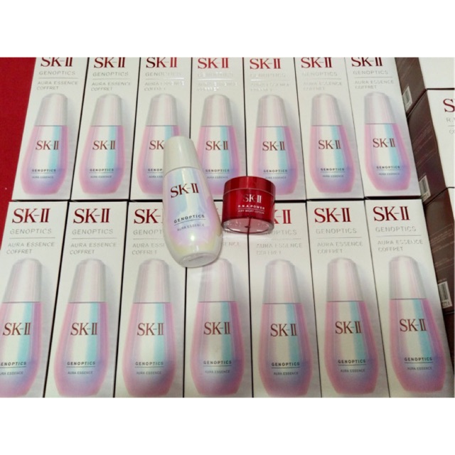 Set serum trắng hồng Aura 50ml