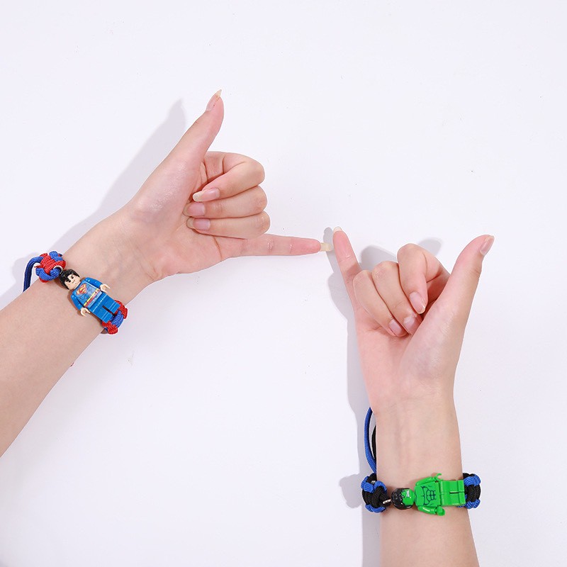 Vòng tay paracord Minifigures các nhân vật non lego hàng đẹp V8 cao cấp