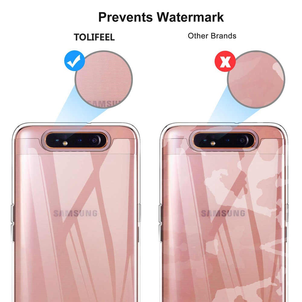 Ốp lưng dẻo silicon cho Samsung Galaxy A80 / A90 siêu mỏng 0.6mm chính hãng Ultra thin