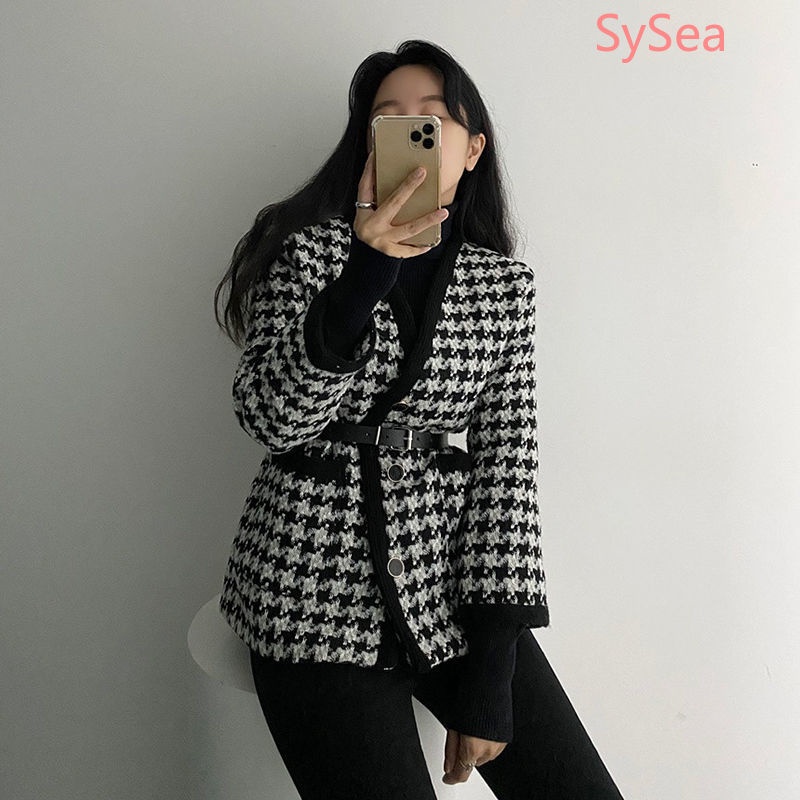 Áo Khoác Len Thời Trang Mùa Đông Hàn Quốc Dành Cho Nữ