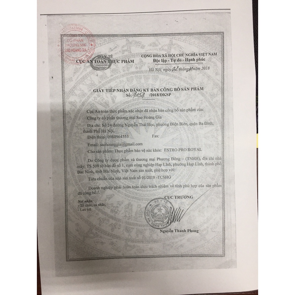 Viên Bôi Dưỡng Da Cao Cấp ESTRO SKIN ROYAL sáng hồng giảm thâm, nám, tàng nhang, nếp nhăn trên da