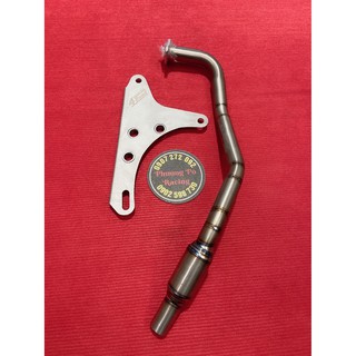 [HOẢ TỐC HCM] Bộ  inox Cổ titan xịn gắn lon 4road cho VARIO 17-20/ AB 125-150/ SHVN