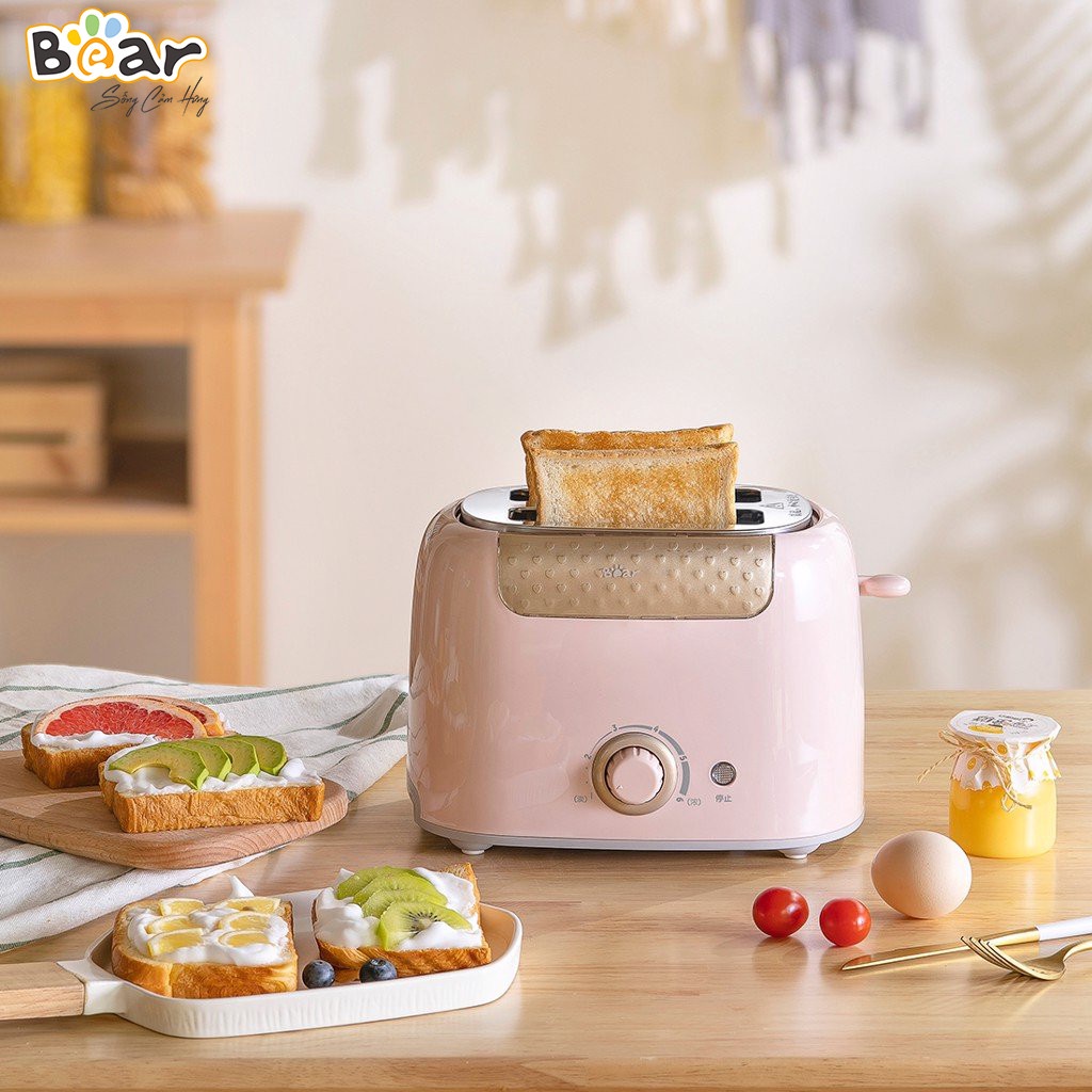 Máy nướng bánh mì sandwich waffle đa năng chuẩn bị bữa sáng nhanh gọn Bear  DSL-601- HiMect