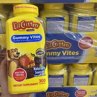 Kẹo Dẻo Vitamin L'il Critters Gummy Vites (300v) Mỹ