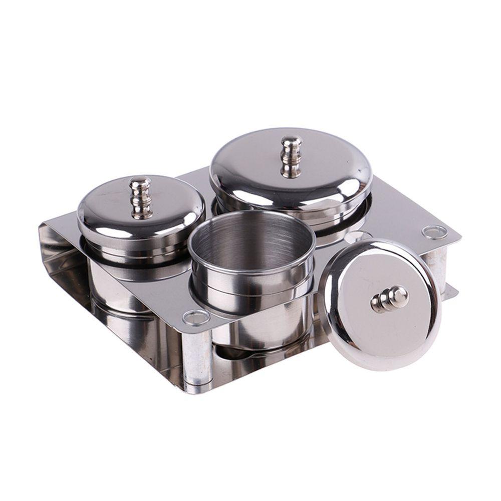 Set 3 / 5 Cốc Đựng Dung Dịch Làm Móng Nghệ Thuật Có Nắp Đậy Tiện Dụng