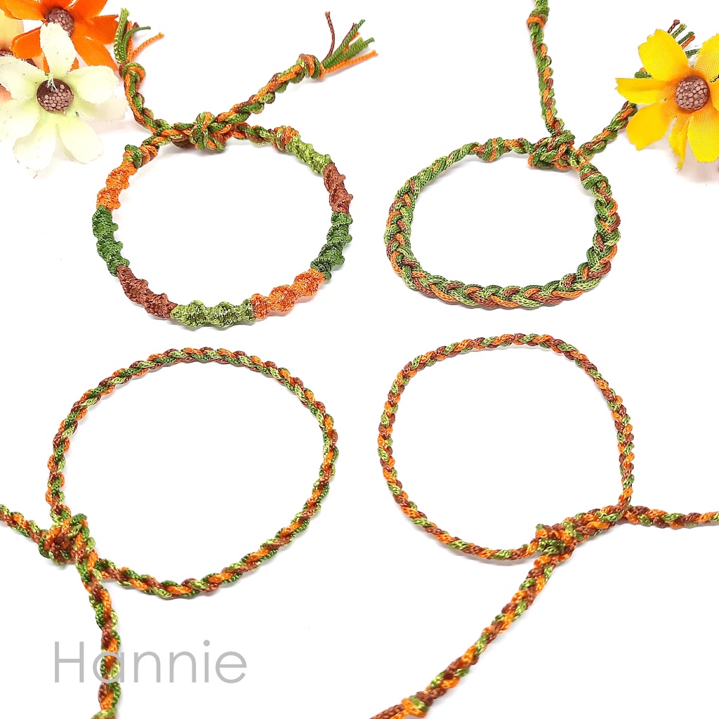 (Tay/Chân) Vòng chỉ tình bạn - Vòng đeo nam nữ chống thấm nước waterproof - Friendship Bracelet handmade