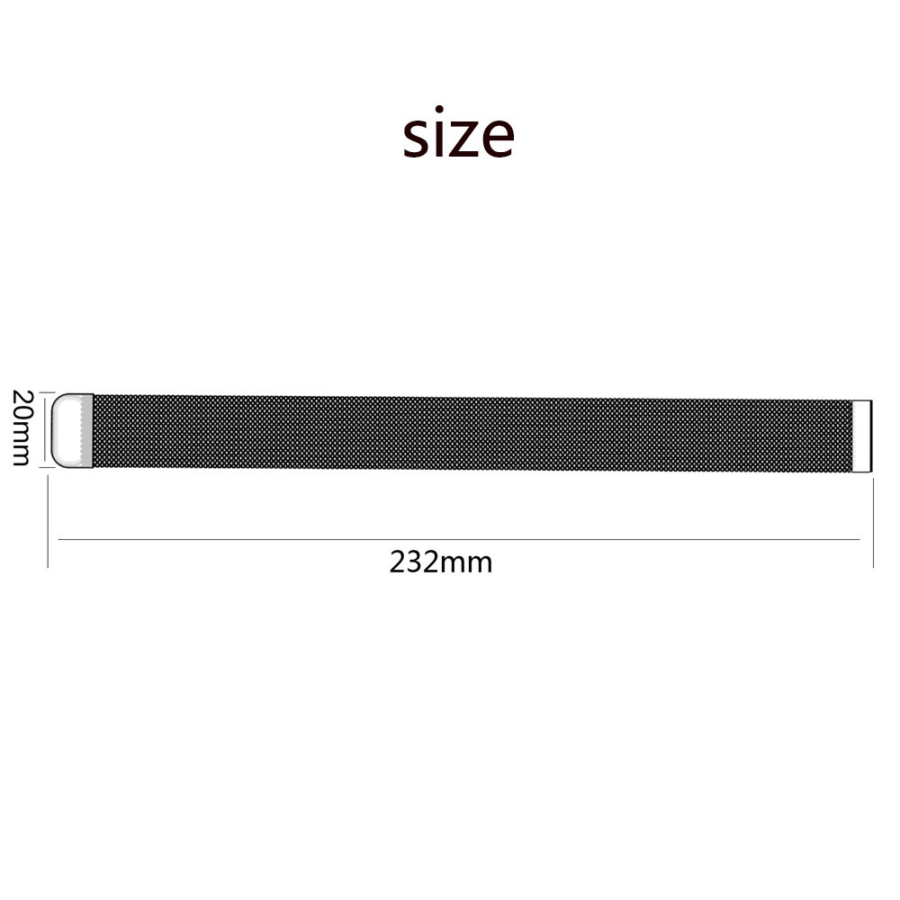 Dây Đeo Thay Thế Chất Liệu Thép Không Gỉ 20mm Cho Garmin Forerunner 245 245M