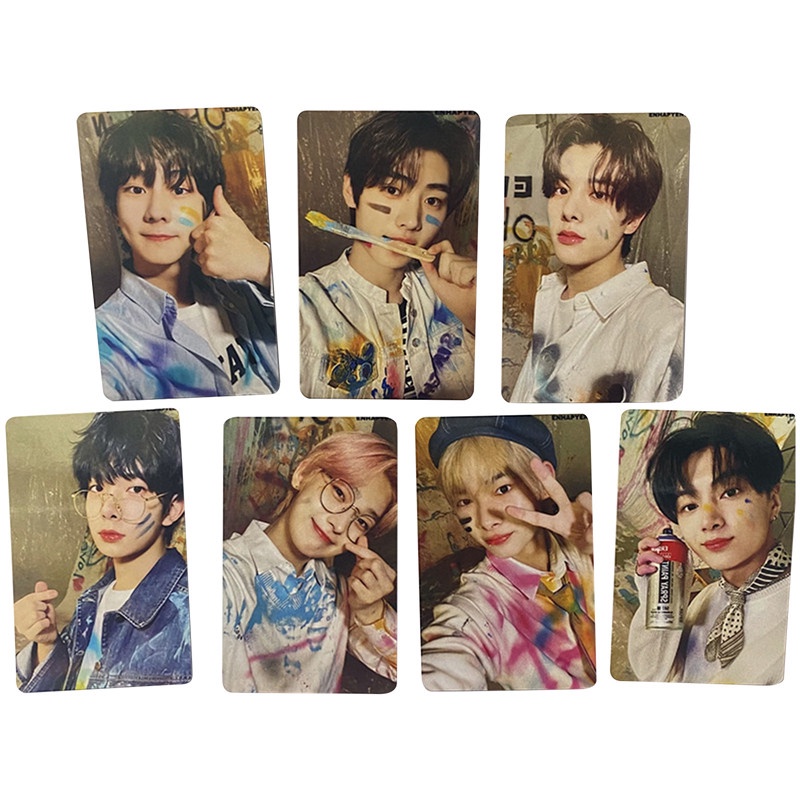 Set 7 Tấm Thẻ Ảnh Lomo Cho Fan Kpop Enhypen