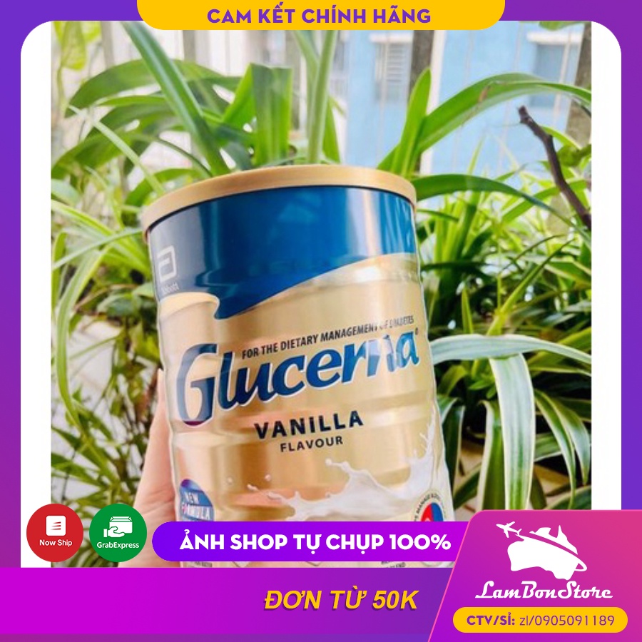 [Mẫu mới ]Sữa Glucerna 850gr Úc dành cho người tiểu đường