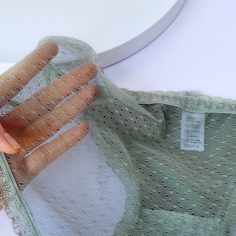 Sét Quần Lót Nữ Thun Lạnh Đúc Xu Phối Ren Lưới Sexy Kháng Khuẩn Cao Cấp QL266